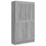 Estantería madera contrachapada gris Sonoma 82,5x30,5x150 cm en Librerías y estanterías | Comprar online en Foru.es