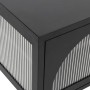 Mueble de TV vidrio y acero negro 105x35x50 cm de vidaXL, Muebles TV - Ref: Foro24-352998, Precio: 157,68 €, Descuento: %