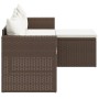 Set muebles de jardín ratán sintético marrón de vidaXL, Conjuntos de jardín - Ref: Foro24-362329, Precio: 318,16 €, Descuento: %