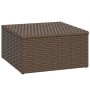 Set muebles de jardín ratán sintético marrón de vidaXL, Conjuntos de jardín - Ref: Foro24-362329, Precio: 318,16 €, Descuento: %