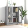 Vitrina madera contrachapada gris Sonoma 82,5x30,5x115 cm en Librerías y estanterías | Comprar online en Foru.es