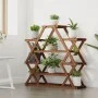 Soporte para flores de madera maciza abeto 110x25x105 cm de vidaXL, Soportes para macetas - Ref: Foro24-362877, Precio: 44,82...