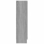 Vitrina madera contrachapada gris Sonoma 82,5x30,5x115 cm en Librerías y estanterías | Comprar online en Foru.es