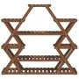 Soporte para flores de madera maciza abeto 110x25x105 cm de vidaXL, Soportes para macetas - Ref: Foro24-362877, Precio: 44,82...