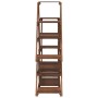 Soporte para flores de madera maciza abeto 110x25x105 cm de vidaXL, Soportes para macetas - Ref: Foro24-362877, Precio: 42,60...