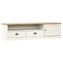 Mueble para TV VIGO madera maciza de pino blanco 156x40x40 cm de vidaXL, Muebles TV - Ref: Foro24-353173, Precio: 152,93 €, D...