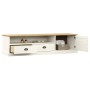 Mueble para TV VIGO madera maciza de pino blanco 156x40x40 cm de vidaXL, Muebles TV - Ref: Foro24-353173, Precio: 152,93 €, D...