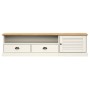 Mueble para TV VIGO madera maciza de pino blanco 156x40x40 cm de vidaXL, Muebles TV - Ref: Foro24-353173, Precio: 152,93 €, D...