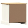 Mesita de noche VIGO madera maciza de pino blanco 42x35x42 cm de vidaXL, Mesitas de noche - Ref: Foro24-353155, Precio: 54,10...