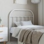 Cabecero de metal blanco 90 cm de vidaXL, Cabeceros y pies de cama - Ref: Foro24-353712, Precio: 23,89 €, Descuento: %