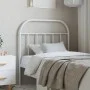 White metal headboard 90 cm by vidaXL, Headboards and footboards - Ref: Foro24-353712, Price: 23,22 €, Discount: %