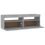 Mueble de TV con luces LED gris Sonoma 120x35x40 cm en Muebles TV | Comprar online en Foru.es