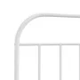 White metal headboard 90 cm by vidaXL, Headboards and footboards - Ref: Foro24-353712, Price: 23,22 €, Discount: %