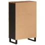 Aparador con cajón hierro y madera maciza acacia 60x33x100 cm de vidaXL, Aparadores - Ref: Foro24-352934, Precio: 223,41 €, D...