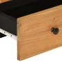 Aparador con cajón hierro y madera maciza acacia 60x33x100 cm de vidaXL, Aparadores - Ref: Foro24-352934, Precio: 223,41 €, D...