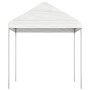 Cenador con techo polietileno blanco 2,28x2,23x2,69 m de vidaXL, Carpas y cenadores - Ref: Foro24-362635, Precio: 88,91 €, De...