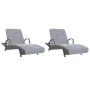 Toallas de playa 2 uds tela gris 400 g/m² 75x200 cm de vidaXL, Toallas de playa - Ref: Foro24-362672, Precio: 52,10 €, Descue...