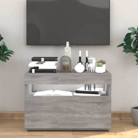 Mueble de TV con luces LED gris Sonoma 60x35x40 cm en Muebles TV | Comprar online en Foru.es