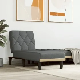 Sofá diván de tela gris oscuro de vidaXL, Divanes - Ref: Foro24-352857, Precio: 158,92 €, Descuento: %
