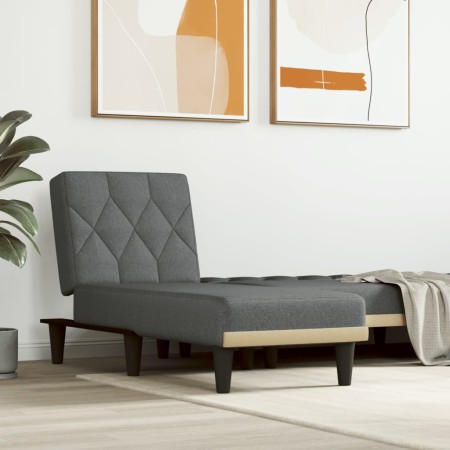 Sofá diván de tela gris oscuro de vidaXL, Divanes - Ref: Foro24-352857, Precio: 152,30 €, Descuento: %