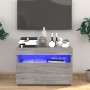 Mueble de TV con luces LED gris Sonoma 60x35x40 cm en Muebles TV | Comprar online en Foru.es