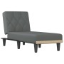 Sofá diván de tela gris oscuro de vidaXL, Divanes - Ref: Foro24-352857, Precio: 152,30 €, Descuento: %