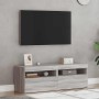 Muebles de TV 2 uds con luces LED gris Sonoma 60x35x40 cm en Muebles TV | Comprar online en Foru.es