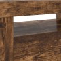 Mueble de TV con luces LED roble ahumado 120x35x40 cm en Muebles TV | Comprar online en Foru.es