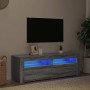 Mueble de TV con luces LED gris Sonoma 120x35x40 cm en Muebles TV | Comprar online en Foru.es