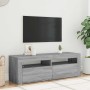 Mueble de TV con luces LED gris Sonoma 120x35x40 cm en Muebles TV | Comprar online en Foru.es