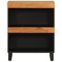 Armario auxiliar madera maciza de acacia 60x33x75 cm de vidaXL, Mesitas de noche - Ref: Foro24-352886, Precio: 59,71 €, Descu...