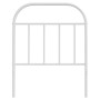 Cabecero de metal blanco 75 cm de vidaXL, Cabeceros y pies de cama - Ref: Foro24-353710, Precio: 22,30 €, Descuento: %