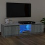 Mueble de TV con luces LED gris Sonoma 120x30x36 cm en Muebles TV | Comprar online en Foru.es