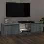 Mueble de TV con luces LED gris Sonoma 120x30x36 cm en Muebles TV | Comprar online en Foru.es