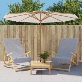 Toallas de playa 2 uds tela gris 400 g/m² 60x135 cm de vidaXL, Toallas de playa - Ref: Foro24-362671, Precio: 25,76 €, Descue...