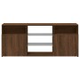 Mueble de TV con luces LED marrón roble 120x30x50 cm en Muebles TV | Comprar online en Foru.es