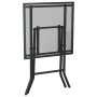 Mesa de jardín plegable malla acero gris antracita 50x50x72 cm de vidaXL, Mesas de jardín - Ref: Foro24-362748, Precio: 64,98...