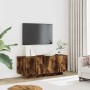 Mueble para TV madera contrachapada roble ahumado 100x35x40 cm en Muebles TV | Comprar online en Foru.es
