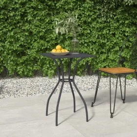 Mesa de jardín de malla de acero gris antracita 50x50x72 cm de vidaXL, Mesas de jardín - Ref: Foro24-362730, Precio: 61,40 €,...