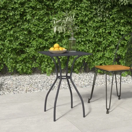 Mesa de jardín de malla de acero gris antracita 50x50x72 cm de vidaXL, Mesas de jardín - Ref: Foro24-362730, Precio: 61,40 €,...