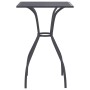 Mesa de jardín de malla de acero gris antracita 50x50x72 cm de vidaXL, Mesas de jardín - Ref: Foro24-362730, Precio: 62,45 €,...