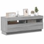 Mueble de TV con luces LED gris Sonoma 100x35x40 cm en Muebles TV | Comprar online en Foru.es