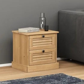 VIGO bedside table solid pine wood 42x35x42 cm by vidaXL, Nightstands - Ref: Foro24-353157, Price: 72,65 €, Discount: %