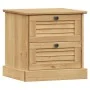 VIGO bedside table solid pine wood 42x35x42 cm by vidaXL, Nightstands - Ref: Foro24-353157, Price: 72,65 €, Discount: %