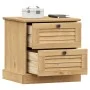 VIGO bedside table solid pine wood 42x35x42 cm by vidaXL, Nightstands - Ref: Foro24-353157, Price: 72,65 €, Discount: %