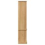 Armario con vitrina VIGO madera maciza de pino 85x35x170 cm de vidaXL, Librerías y estanterías - Ref: Foro24-353193, Precio: ...