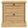 VIGO bedside table solid pine wood 42x35x42 cm by vidaXL, Nightstands - Ref: Foro24-353157, Price: 72,65 €, Discount: %