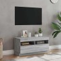 Mueble de TV con luces LED gris Sonoma 80x35x40 cm en Muebles TV | Comprar online en Foru.es