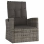 Set de muebles de jardín 3 pzas y cojines ratán sintético gris de vidaXL, Conjuntos de jardín - Ref: Foro24-362178, Precio: 6...