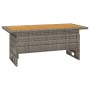 Set de muebles de jardín 3 pzas y cojines ratán sintético gris de vidaXL, Conjuntos de jardín - Ref: Foro24-362178, Precio: 6...